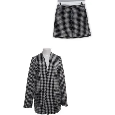 Set (Black, White) from WE Acrylic, Cotton, Polyamide, Polyester, Wool, Viscose