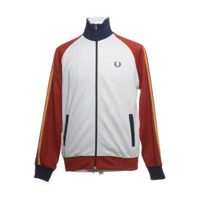Träningsjacka (Vit, Flerfärgad) från Fred Perry Bomull, Polyester