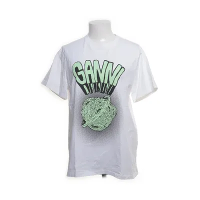 T-shirt (White, Multicolored) from Ganni