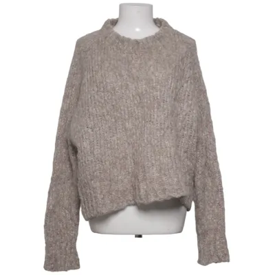 Sweater (Beige, Gray) from Sibin/Linnebjerg Alpaca wool, Polyamide