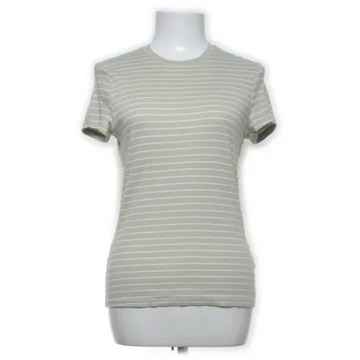 T-shirt (Beige, Wit) van Weekday Katoen, Elastaan