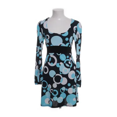 Klänning (Blå, Vit) från Evita Elastan, Polyester