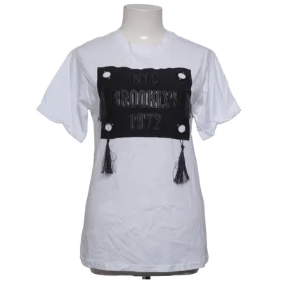 T-shirt (White, Black) from Brave Soul Cotton