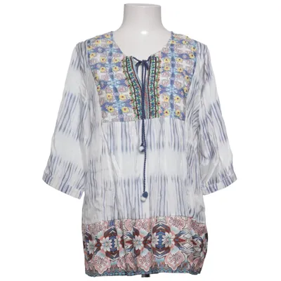 Blouse (Blanc, Bleu, Multicolore) de Peace + Love Viscose
