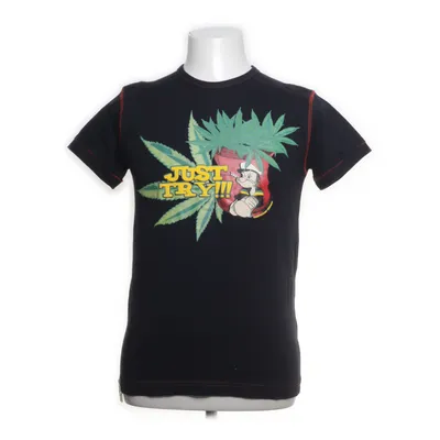 T-shirt (Black, Multicolored) from De Puta Madre Cotton