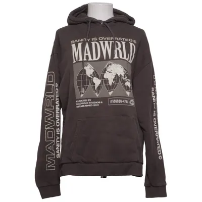 Sweat à capuche (Gris) de Mad World Coton