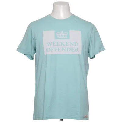 T-shirt (Blauw) van Weekend Offender Katoen