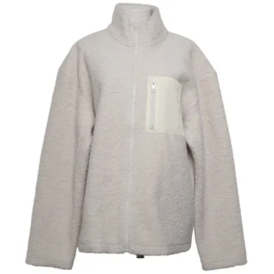 Fleece jacket (Beige) from BZR by Bruuns Bazaar Polyester