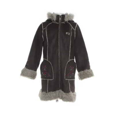 Shearlingjakke (Brun, Beige, Pink) fra Fix Polyester