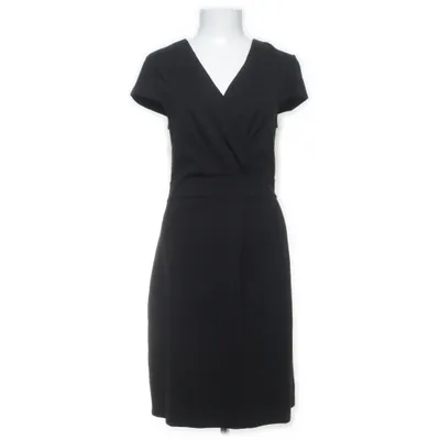 Wrap dress (Black) from London Fog Elastane, Nylon, Viscose