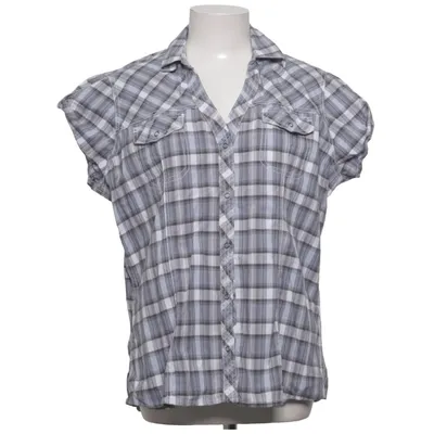 Short sleeve shirt (Gray, White, Blue) from New View Cotton