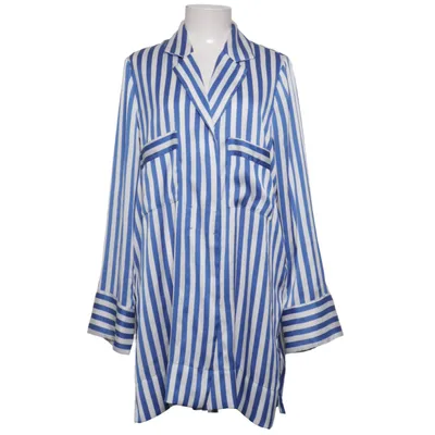 Skjortklänning (Blå, Vit) från By Malene Birger Polyester, Silke