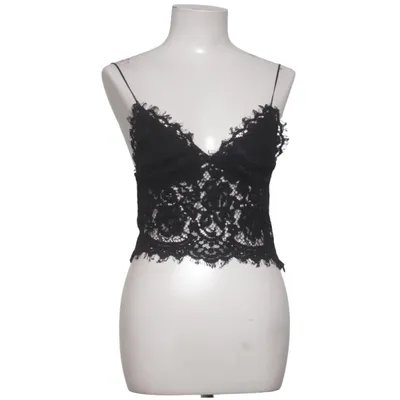 Crop top (Black) from Express Cotton, Elastane, Polyamide, Polyester, Viscose