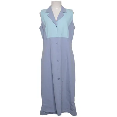 Shirt dress (Blue, Multicolored) from Shann by Pola Cotton, Lyocell