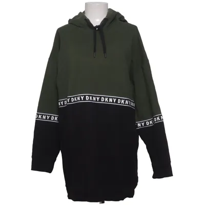 Sweat à capuche (Vert, Noir) de DKNY Sport Coton, Élasthane