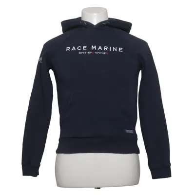 Sweat à capuche (Bleu) de Race Marine Coton, Polyester