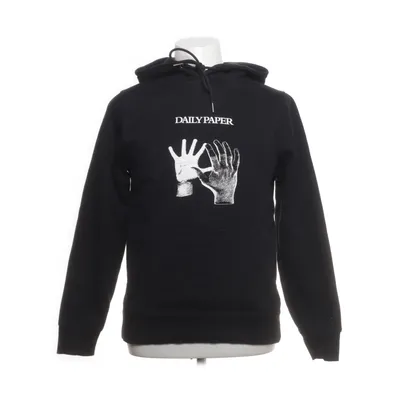 Huvtröja (Svart) från Q Bomull, Polyester