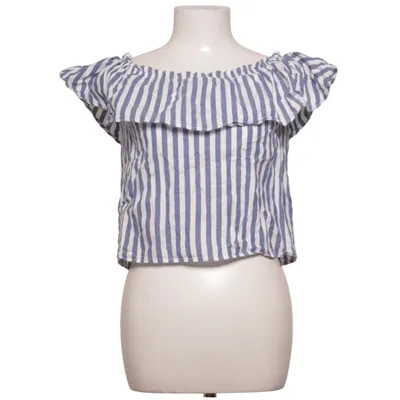 Topp (Blå, Vit) från Mango Casual Bomull