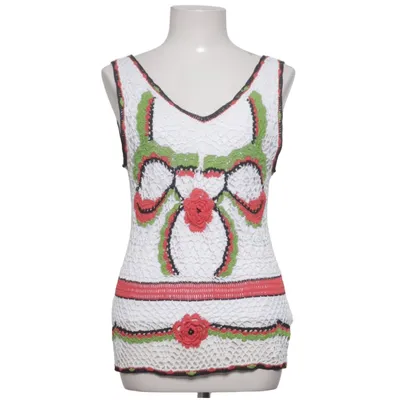 Top (White, Red, Green) from Nicowa Polyester, Viscose