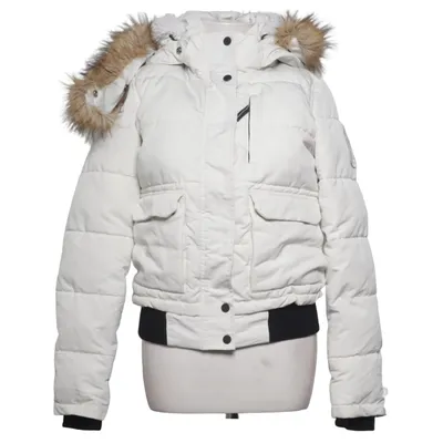 Veste d'hiver (Blanc) de Superdry Acrylique, Élasthane, Polyamide, Polyester