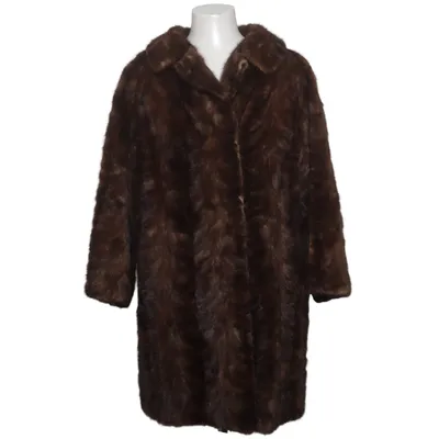 Pardessus en fourrure (Marron)