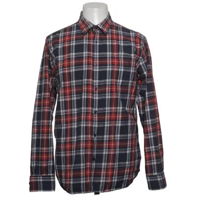 Chemise en flanelle (Rouge, Bleu, Blanc) de Identity Coton