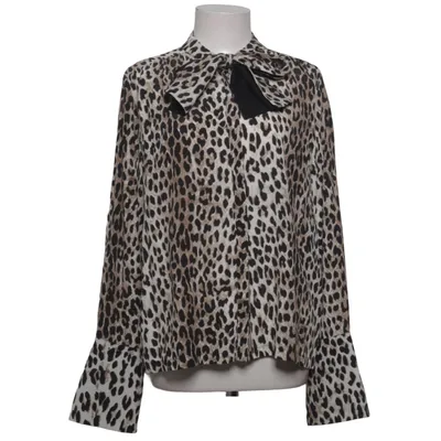 Strikblouse (Beige, Zwart, Bruin) van Notes du Nord
