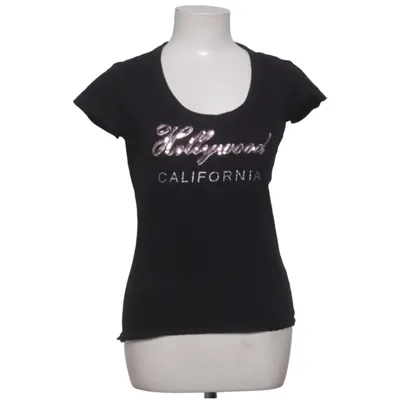 T-shirt (Zwart) van JHK Katoen