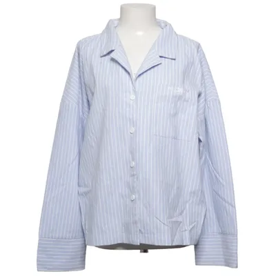 Blus (Blå, Vit) från Alobha Bomull, Polyester