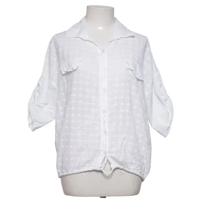Short sleeve shirt (White) from Fashion Highlight Cotton
