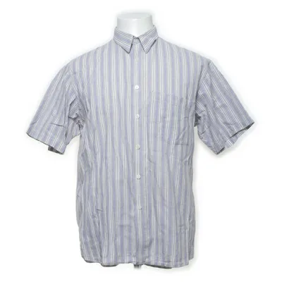 Kortärmad skjorta (Blå, Grå, Vit) från American Sportswear Bomull