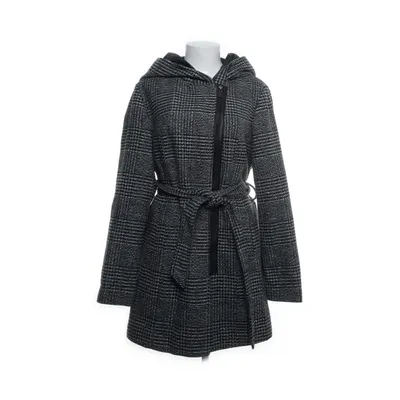Coat (Gray, White, Black) from Laura Torelli Collection Polyester, Acrylic, Viscose, Polyamide, Cotton, Wool, Polyurethane
