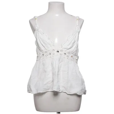 Haut (Blanc) de Zara Coton, Polyester