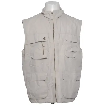 Ytterväst (Beige) från Henry Morell Bomull, Polyester