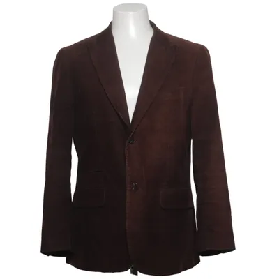 Blazer (Brun) fra H&M Acetat, Bomuld