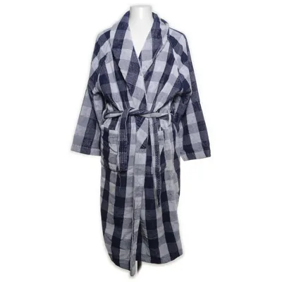 Bathrobe (Blue, White, Multicolored) from Hästens Cotton