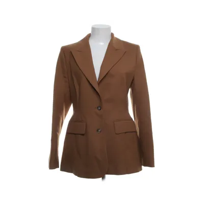 Blazer (Brun) fra H&M Trend Polyester, Uld, Elastan