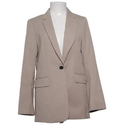 Blazer (Beige) fra H&M Modern Classic Elastan, Polyester, Viscose