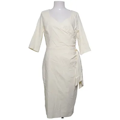 Wrap dress (White) from The Pretty Dress Company Elastane, Polyamide, Viscose