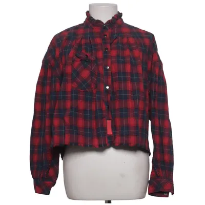 Flannel shirt (Red, Blue) from Free People Cotton