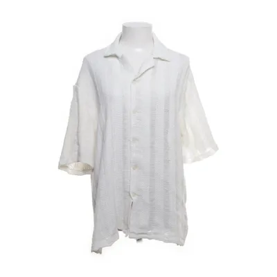 Kortærmet skjorte (Hvid) fra Zara Bomuld, Polyester, Viscose