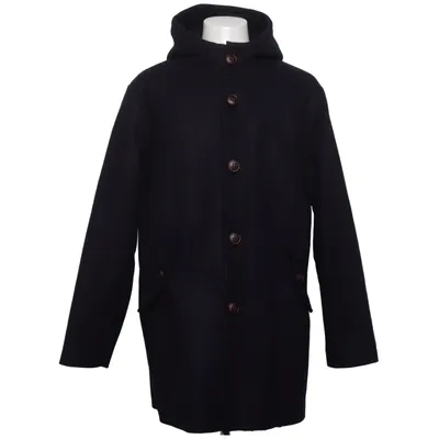 Manteau (Noir) de Wool & Co Acrylique, Polyester, Laine