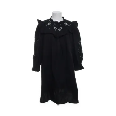 Jurk (Zwart) van Mango Katoen, Polyester