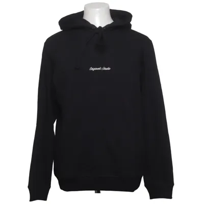 Huvtröja (Svart) från Jack & Jones Bomull, Återvunnen polyester