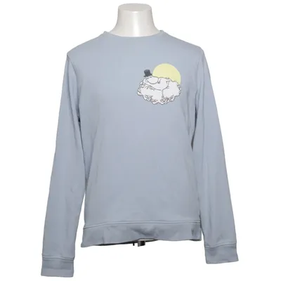 Collegetröja (Blå) från Moomin by Nordic Buddies Ekologisk bomull, Återvunnen polyester