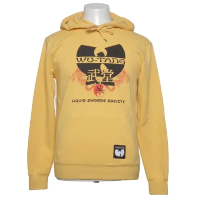 Huvtröja (Gul) från Wutang Bomull, Polyester