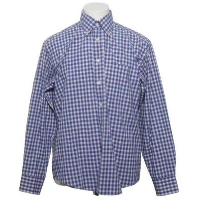 Shirt (Blue, White, Multicolored) from Basic Line Cotton, Polyester