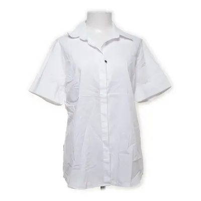 Chemise à manches courtes (Blanc) de Jobeline Coton, Polyester