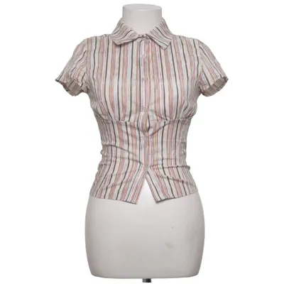 Chemise à manches courtes (Blanc, Multicolore) de Design by Si Coton, Élasthane