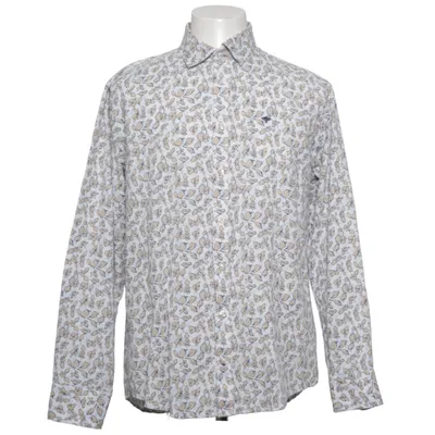 Shirt (Wit, Blauw, Beige) van Fynch-Hatton Katoen
